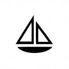 Simple sailboat