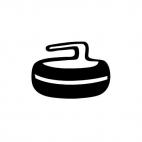 Large curling rock (iron)